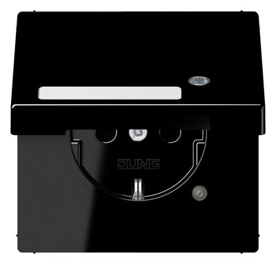 Jung LS 1520 NAKLKO SW SCHUKO-Steckdose 16A 250V Berührungs.- schutz Klappd.SF