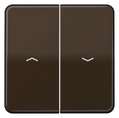 Jung CD595PBR Wippe m.Symbolen Auf/Ab f.509VU/539VU braun
