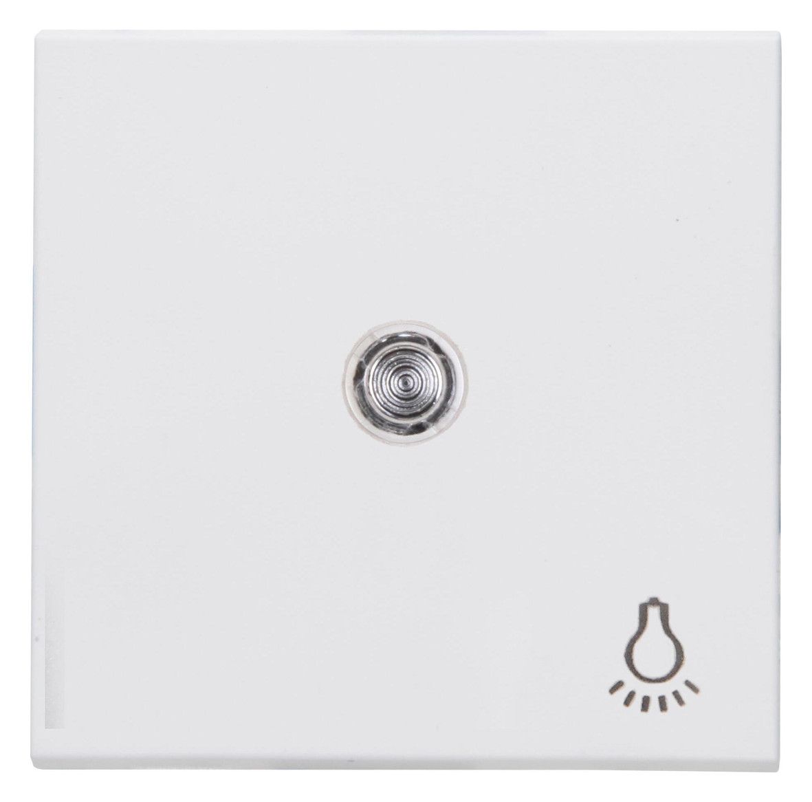 Kopp 490444009 HK07 Flächenwippe m.Linse u.Symbol "Licht" arktisweiß matt