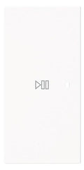 BJ 6237-21-44G Wippe 2-fach links Symbol "Play/Pause"