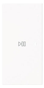 BJ 6237-21-44G Wippe 2-fach links Symbol "Play/Pause"