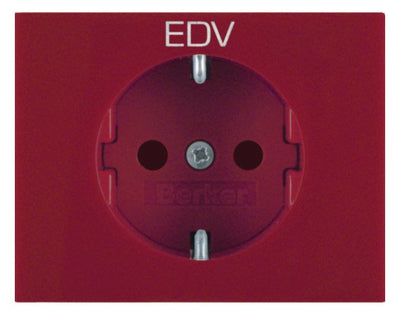 Berker 47357115 Steckdose SCHUKO m.EHBS K.x rot