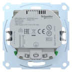 Mert MEG 2366-0319 Schuko-Steckdose m.USB Ladegerät polarweiß glänzend