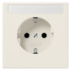 Jung LS1520NNA SCHUKO Steckdose o.Kralle Schriftfeld weiß
