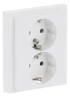BJ 202 EUJB-84 SCHUKO® Doppelsteckdose volle Abdeckung EBS