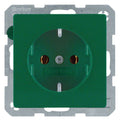 Berker 41436013 Steckdose SCHUKO Q.1/Q.3 grün samt