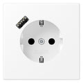 Jung LS1520-18AWWM SCHUKOsteckdose m.USB Typ A