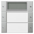 GIRA 2142600 Wippenset 2fach Plus BSF System 55 Klar/Edelstahl