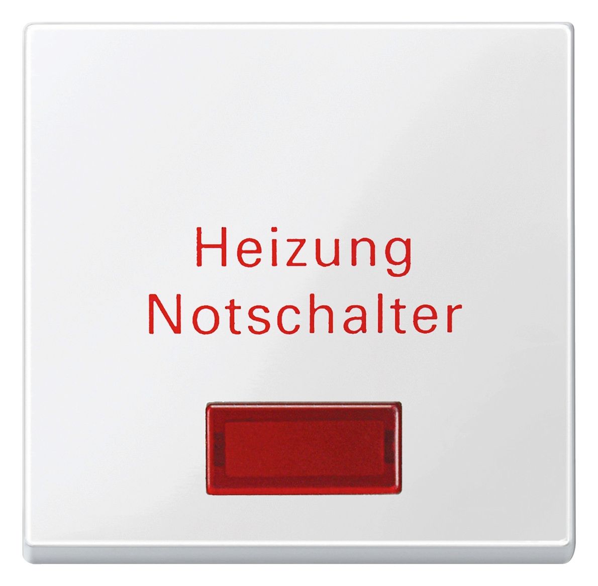 Mert 432919 Wippe f.Heizungs- Notschalter polarweiß glänzend System M