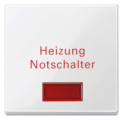 Mert 432919 Wippe f.Heizungs- Notschalter polarweiß glänzend System M