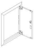 ABN GBRU13T Blendrahmen m.Volltüre f.UP-Flachverteiler,1x3-reihig