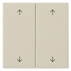 GIRA 538701 Wippe 2fach Pfeile System 55 Cremeweiß glänzend