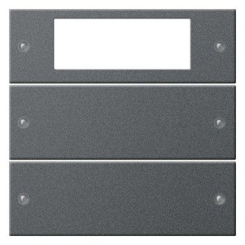 GIRA 219228 Wippenset 2fach Plus System 55 Anthrazit (lackiert)