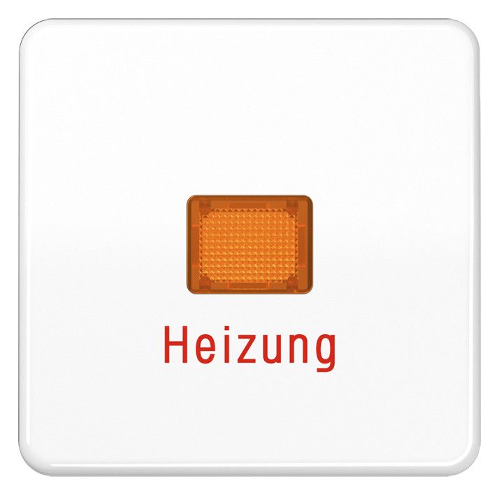Jung CD590BFHWW Wippe Heizung Notschalter m.Lichtleiter bruchs. alpinw