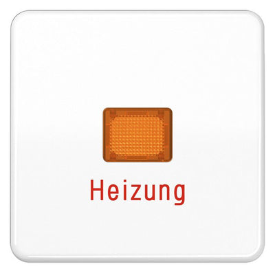 Jung CD590BFHWW Wippe Heizung Notschalter m.Lichtleiter bruchs. alpinw