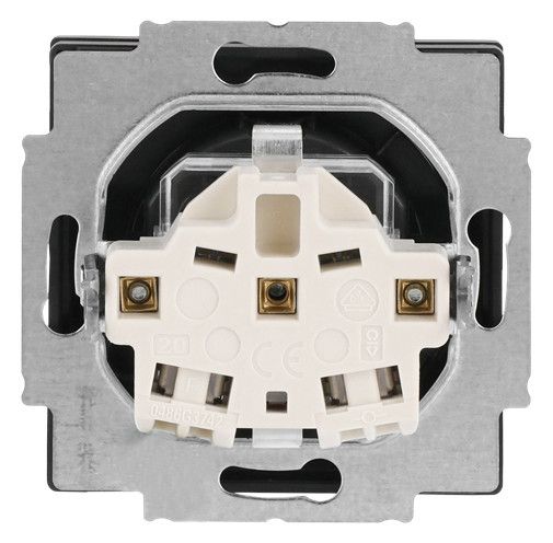 BJ 20 EUKNBSL-885-101 SCHUKO Steckdosen-Einsatz schwarz matt future