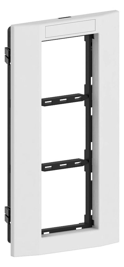 GGK 4667 Adapterrahmen 3-fach AR-3V-9010 frontrastend Säule 80mm alpinweiß