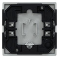 Mert 430860 Wippe m.Kontrollfenster+ Aufdr. Klingel aluminium System M
