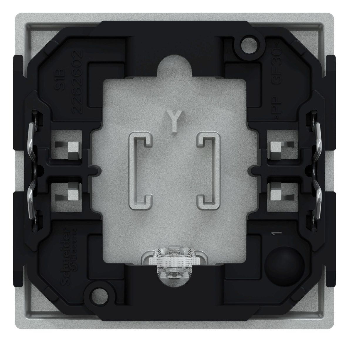Mert 430760 Wippe m.Kontrollfenster+ Aufdr.Schlüssel aluminium System M