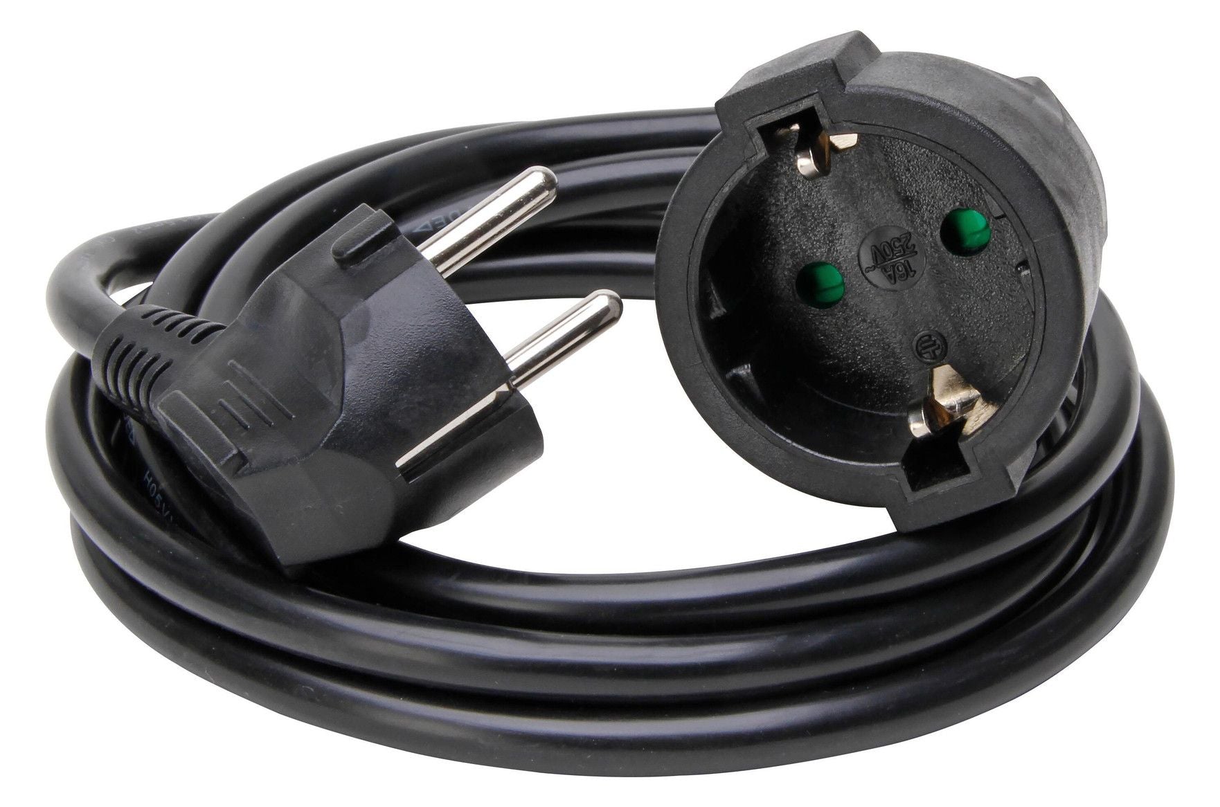 Kopp 143105040 verl Schuko Stecker u.Schuko Kuppl.m.2m ltg erh.Ber.schutz