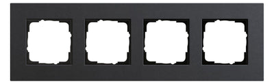 GIRA 0214226 Abdeckrahmen 4fach Esprit Linoleum-Multiplex Anthrazit