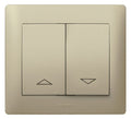 Legrand 771414 Wippe m.aufgedruckten Pfeilsymbolen titanium