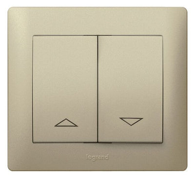 Legrand 771414 Wippe m.aufgedruckten Pfeilsymbolen titanium