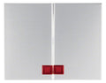 Berker 14377003 Wippe m.Linse rot K.5 Alu
