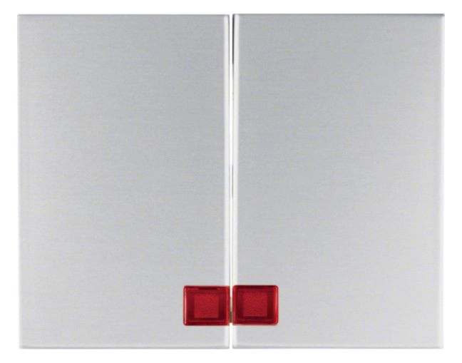 Berker 14377003 Wippe m.Linse rot K.5 Alu