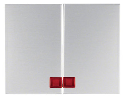 Berker 14377003 Wippe m.Linse rot K.5 Alu