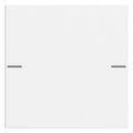 GIRA 575127 Wippenset 1fach Tastsensor4 System 55 Reinweiß seidenmatt