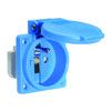 Bals 71118 Schuko-Anbausteckdose QC 16A 3p IP54 blau belg./franz.