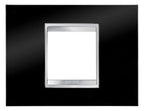 GEWISS GW16202TN Abdeckrahmen LUX 2M Tonerschwarz