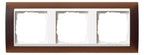 GIRA 0213331 Abdeckrahmen 3fach Zwischen rahmen RW gl. Event Opak Dunkelbraun
