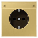 Jung ME1520NAC SCHUKO Steckdose Schriftfeld LS Messing classic