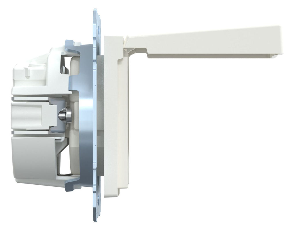 Mert MEG 2311-0419 SCHUKO-Steckdose StK m.Klappdeckel polarweiß System M