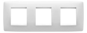 GEWISS GW16126TB Abdeckrahmen ONE International 2+2+2M horiz. Milchweiss