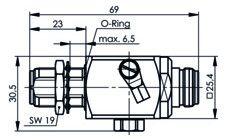 TEGA 100024248 N-Überspannungsableiter (F-F) 50Ohm 90V Einbau