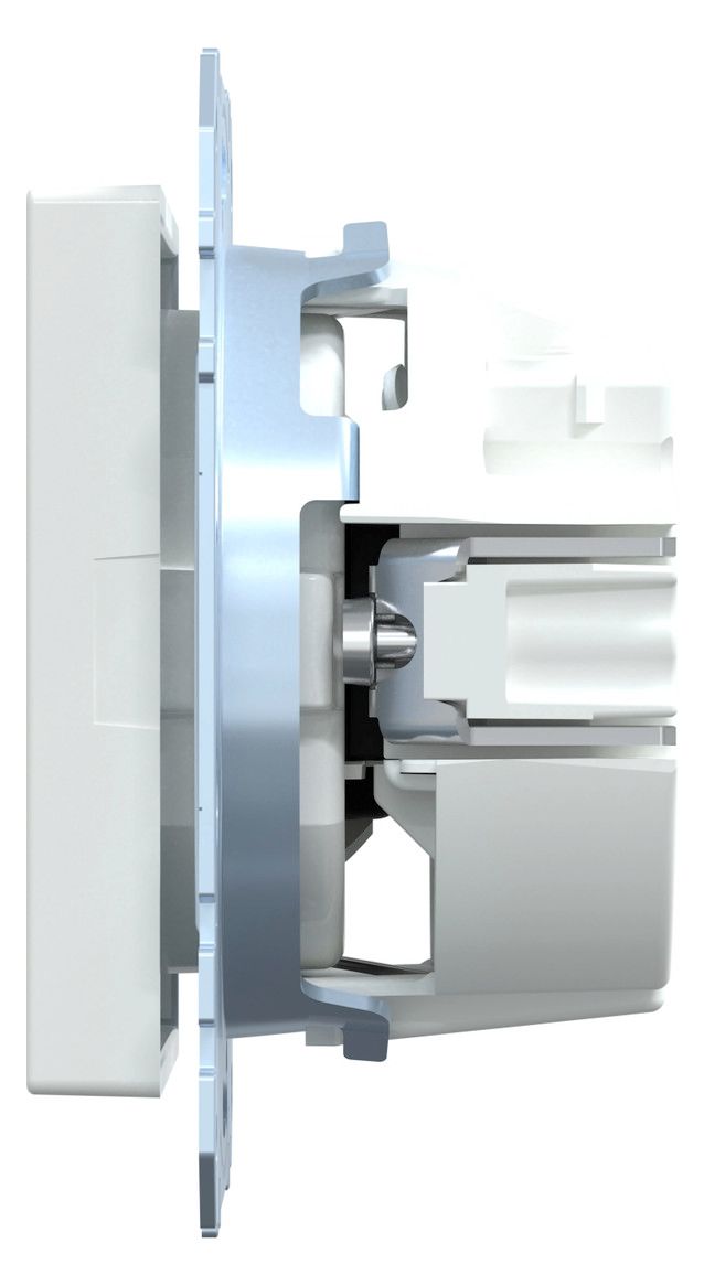 Mert MEG 2300-0325 SCHUKO-Steckdose BRS StK aktivweiß glänzend System M