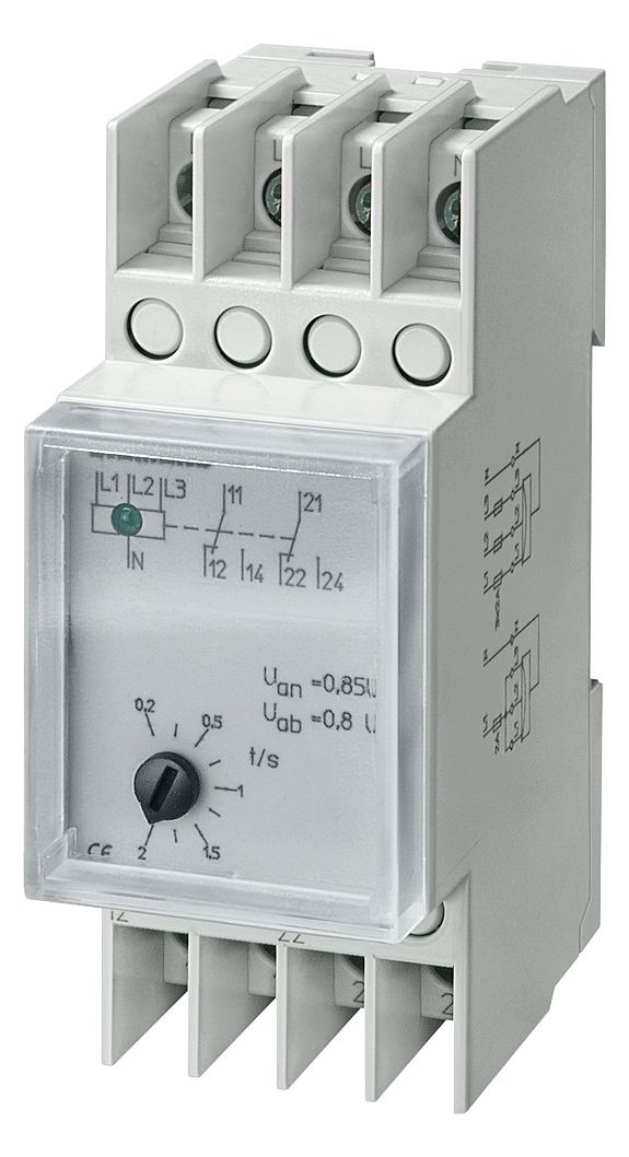 Siemens 5TT3407 Spannungsrelais AC230/ 400V 2W Kurzzeit 20ms m.Klarsichtkappe
