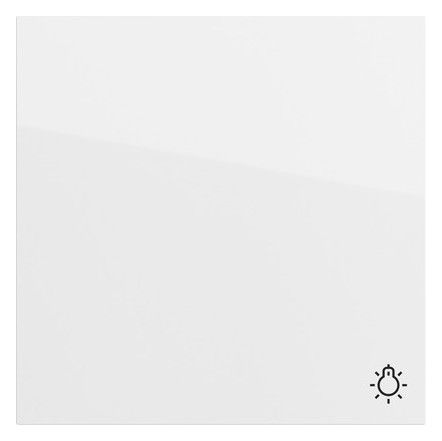 GIRA 328570 Wippe Symb.Licht Flächenschalter Reinweiß