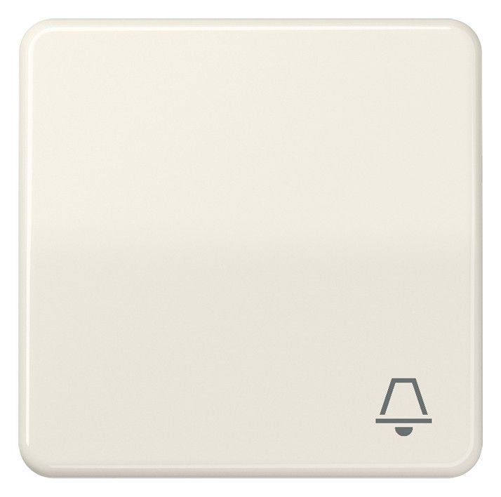 Jung CD590BFK Wippe Symbol Klingel bruchsicher weiß