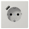 Jung LS1520-18ALG SCHUKOsteckdose m.USB Typ A