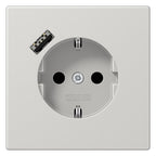Jung LS1520-18ALG SCHUKOsteckdose m.USB Typ A