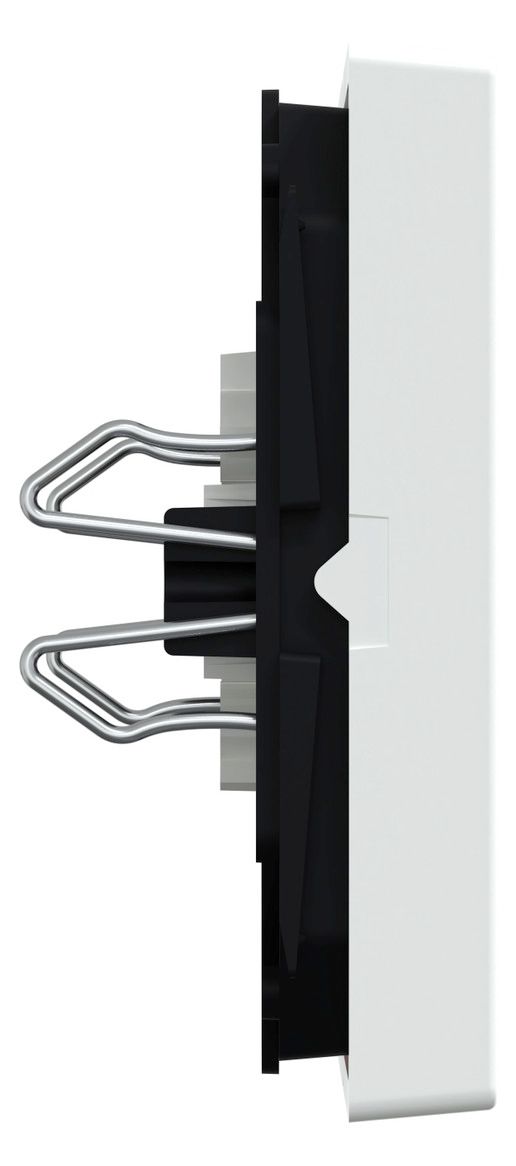 Mert MEG 3456-0325 Doppelwippe m.rotem Fenster aktivweiß glänzend System M