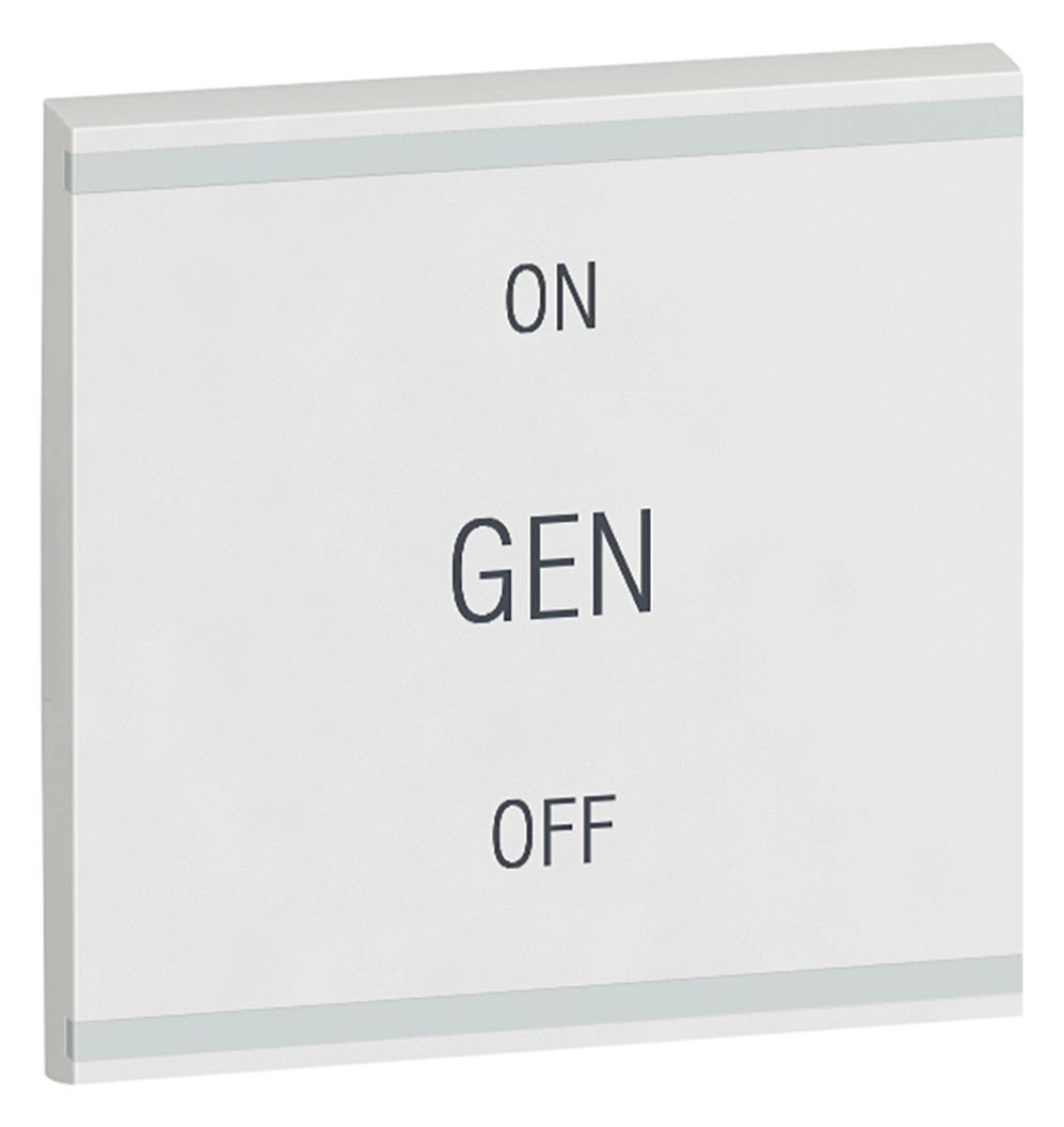 Legrand 574485 MyHOME-Wippe Symbol GEN-ON-OFF f.CREO u.GALEA LIFE 2M Weiß