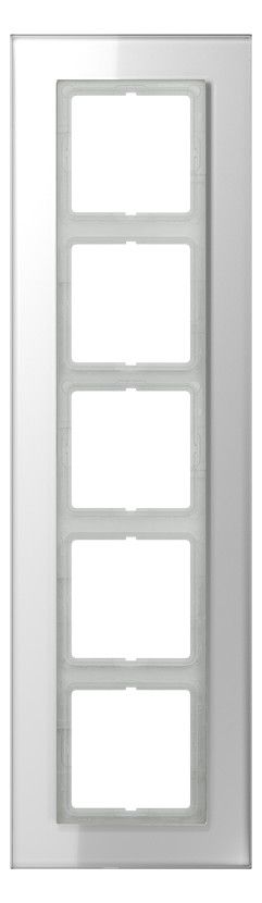 Jung LSP985GLWW Glasrahmen 5fach LS plus alpinweiß