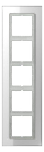 Jung LSP985GLWW Glasrahmen 5fach LS plus alpinweiß
