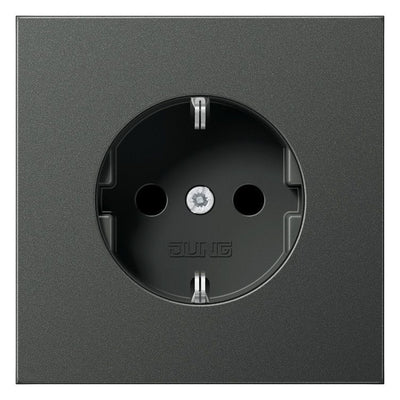 Jung AL1520NAN SCHUKO Steckdose o.Kralle LS Aluminium anthrazit