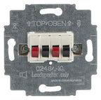BJ 0248/02-101 Lautsprecher- Anschlussdose 2f weiss